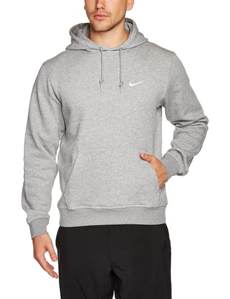 grey nike swoosh hoodie.